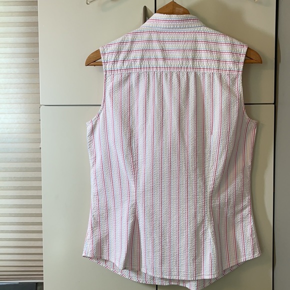 346 Brooks Brothers,sleeveless top NWOT, Fresh! - Picture 3 of 12